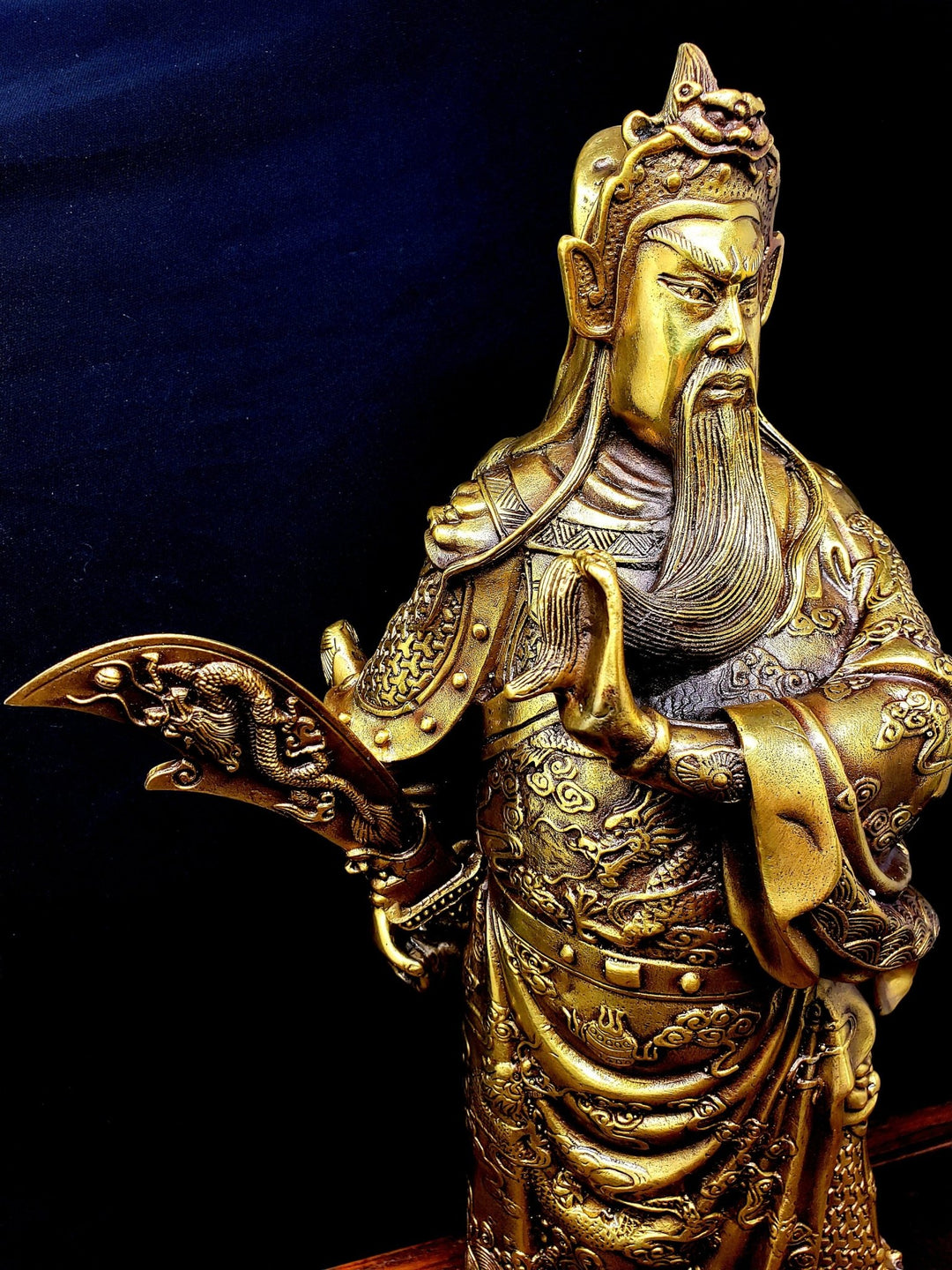 Guan Gong Yu warrior statue warrior outlet stat