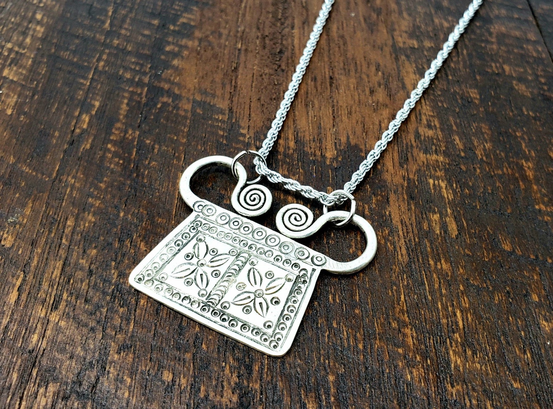 Jewelry, Hmong Silver Necklace