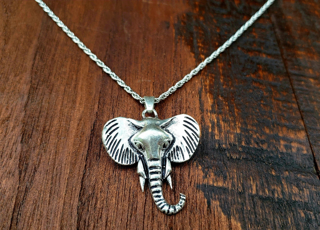Gold and Silver Elephant Pendant Necklaces Buy Elephant Jewelry