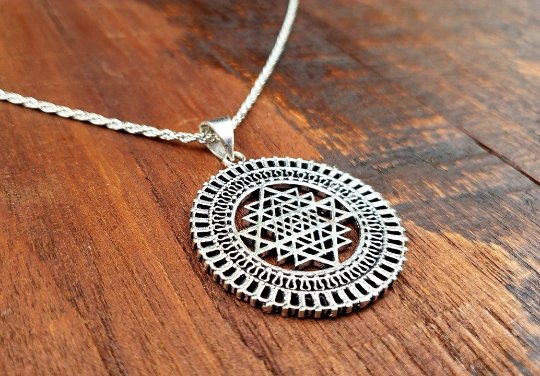 Sri Yantra Necklace, Sri Yantra Jewelry