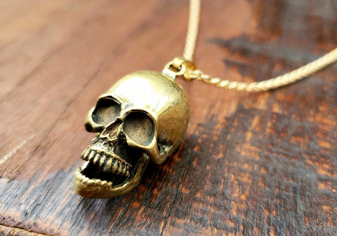 Bronze Skull Adjustable online Pendant